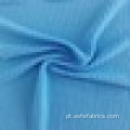 Camisola de confecção de malhas azul da tela do poliéster do Spandex de Hacci